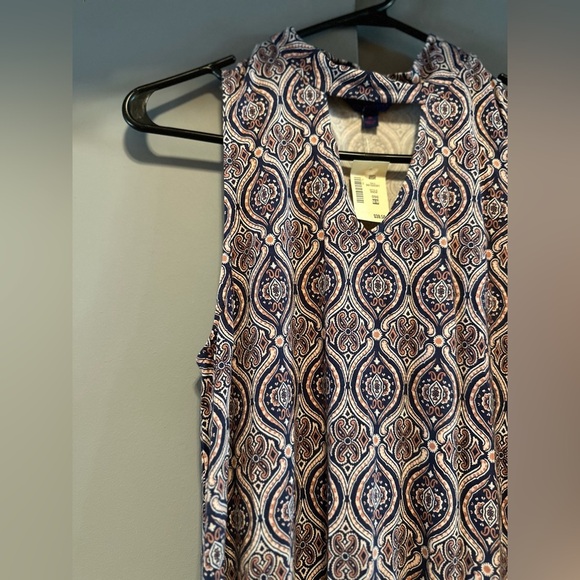 Aeropostale - Sleeveless Patterned Halter Mini Dress (Size M) - Picture 6 of 14